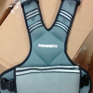 Men's Gray Chest Bag - Lightweight Vest Style